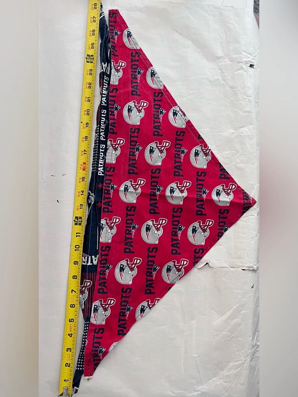 New England Patriots 2 pack Bandanas for pet, adult or kids 28 inch